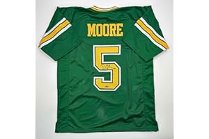 HOFSM.COM HALL OF FAME SPORTS MEMORABILIA Facsimile Autographed Dante Moore Oregon Green Reprint Laser Auto College Football Jersey Size Men's XL