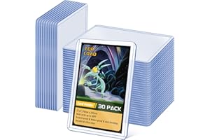 MAILETO 30 Pack Top Loads for Cards 3"x4" Hard Plastic Card Sleeves Baseball Card Protectors Hard Plastic Sports Card Holder for Trading Cards, Baseball Cards, Game Cards
