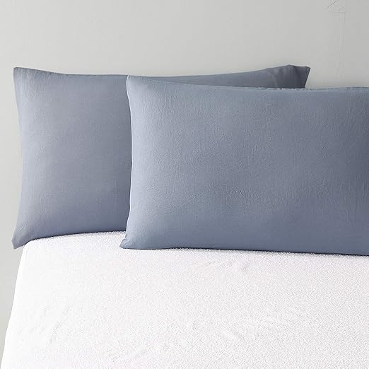 Amazon Com Vodof Grey Microfiber Pillowcase Set Of 2 Standard