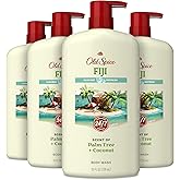 Old Spice Body Wash for Men, 24/7 Shower Fresh with Lasting Scent, Cleanse & Refresh, Gentle on Skin, Vitamin B3, Fiji with Palm Tree + Coconut Scent, 25 oz (Pack of 4)