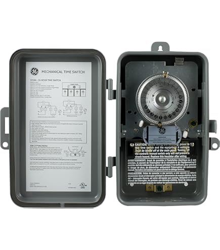 Double Pole, 220VAC Digital Timer Switch 7 Day 24 Hr 40A, 50A, 30A