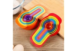 Measuring Spoons (6-Piece Set)| Precision Scoops for Coffee, Baking, Spices Durable Kitchen Essentials