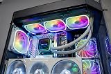 Enermax AquaFusion ADV ARGB 360 AIO CPU Cooler White LGA1700 AM5 Infinity Mirror view 9