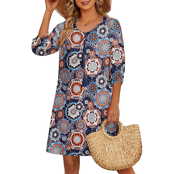Women's 2025 Floral Wrap Maxi Dress - Sleeveless A-Line Teacher & Office Work Dress - View #5