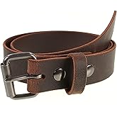 The Retro Rider - Mens Classic Leather Belt, 1 1/2" width, Made in the USA