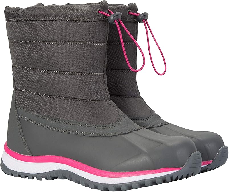 pull on slip on womens snow boots