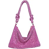 Rhinestone Purse Sparkly Evening bag Silver Clutch Purses for Women Evening, Cross Body Handbags for Party Prom Club Wedding