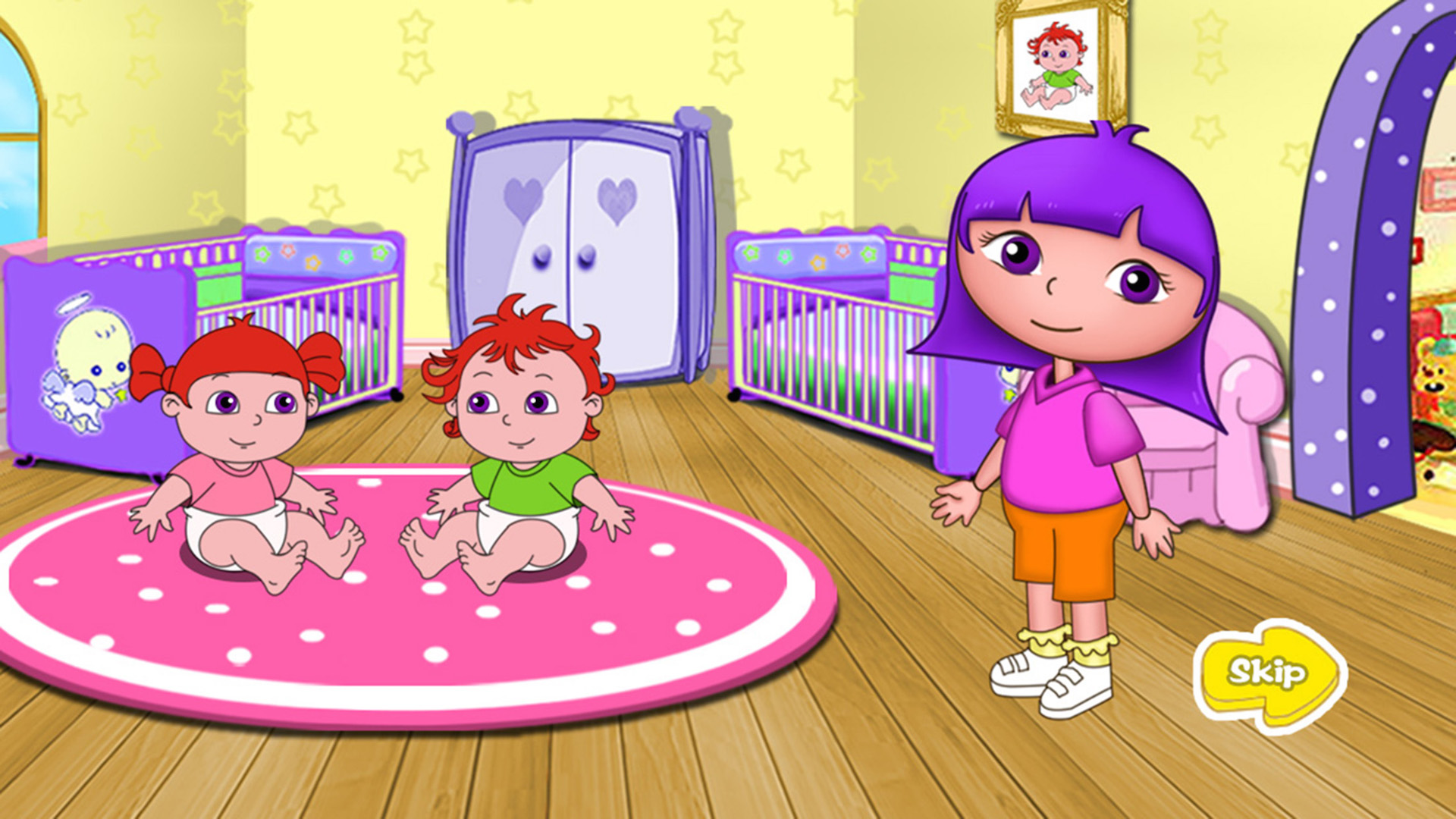 Alice's playingtime with baby twins free kid games