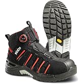 Jalas 9985 Exalter Safety Shoe with BOA Laces - Work Boots - Aluminium Toecap - Mid-Cut - Water Repellant - S3, SRC, HRO