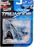 Maisto Fresh Metal Tailwinds 1:152 Scale Die Cast United States Military Aircraft : U.S. Air Force Fighter Air Craft with Stealth Technology : F-22 Raptor Plus Display Stand (Dimension: 3-1/2" x 4-1/2" x 1")