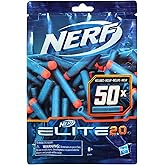 Nerf Elite 2.0 50-Dart Refill Pack, 50 Foam Darts Compatible with All Official Blasters That Use Elite Darts