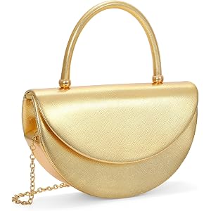 XquiziFit Clutch Purses for Women Formal Evening Bag with Detachable Chain Women's Evening Handbags for Wedding Party