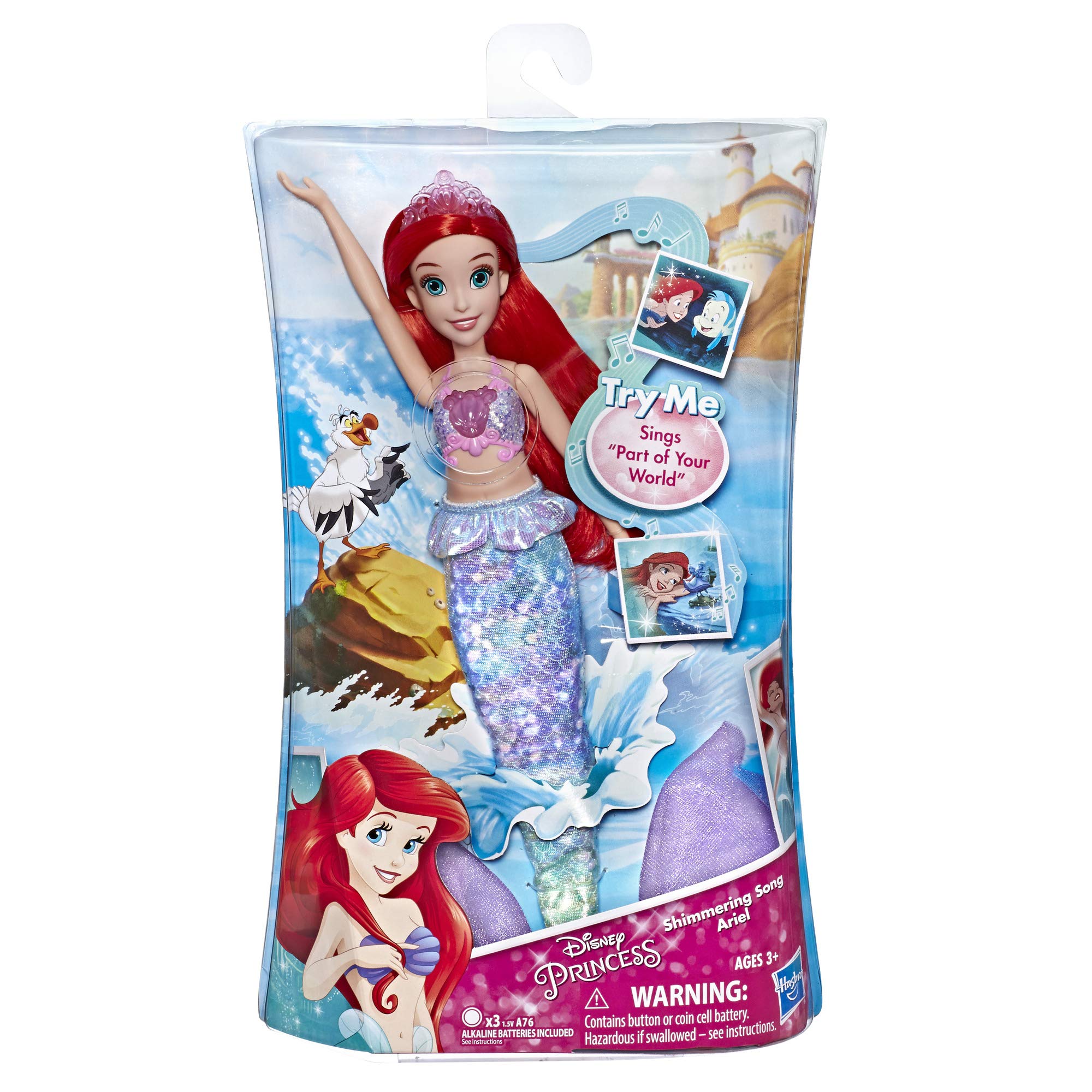 Disney Princess Princess Ariel Singing Doll in French 30 cm E4638ES0