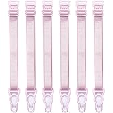 Satini Adjustable Plastic Clip Suspender Belt Lingerie Straps