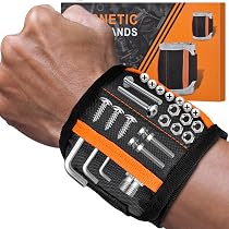 Magnetic Wristband With Super Strong Magnets - Holds Screws, Nails, Drill Bits - View #6