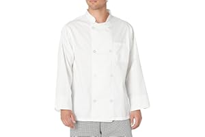 Chef Code Men's 8 Pearl Button Chef Coat