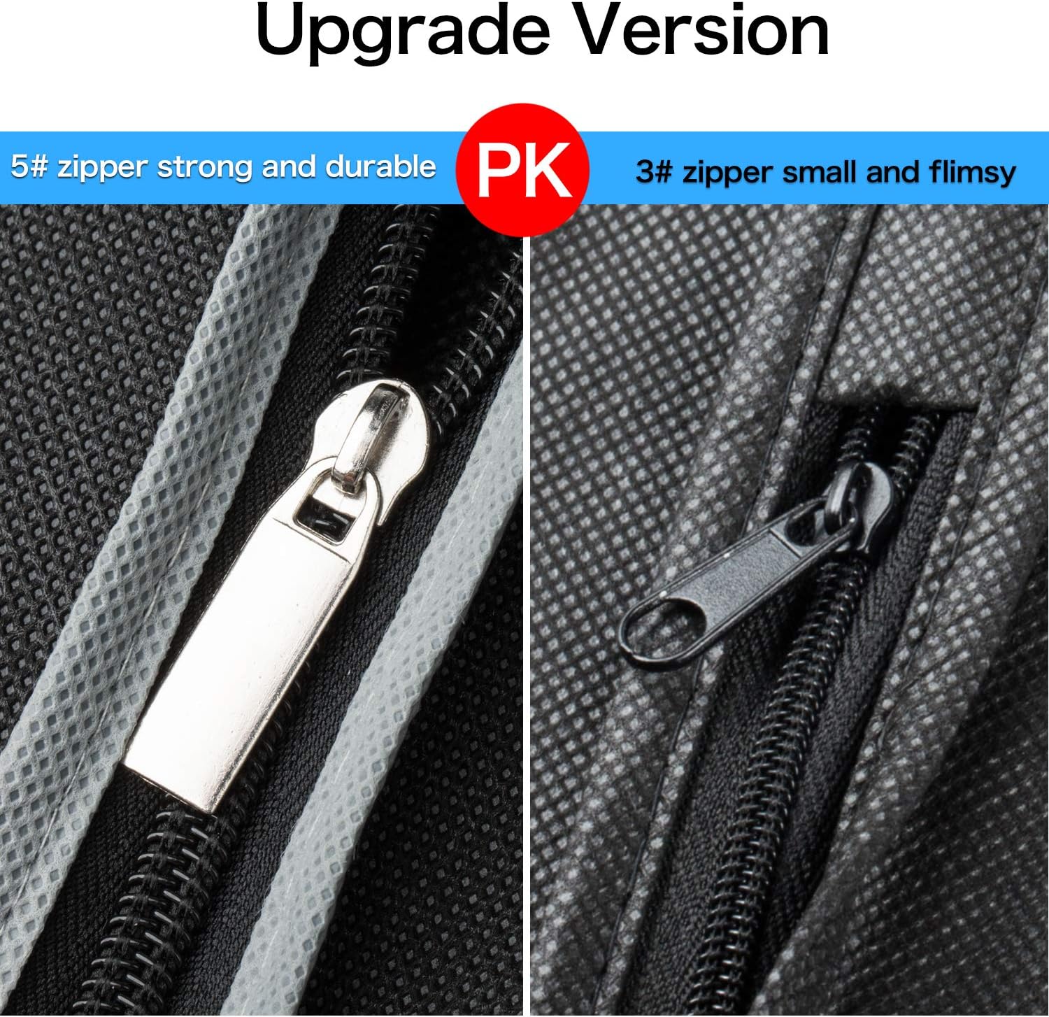 Syeeiex 40 inch Suit Bags for Storage and Travel with Clear Window and ID Card Holder for Suit, Jacket, Skirt, Shirt and Coat, Set of 5: Home & Kitchen