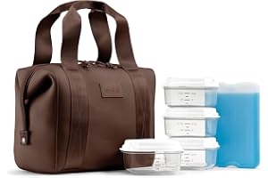 Fit & Fresh Remi Neoprene Lunch Bag for Women w/ Ice Pack & Containers