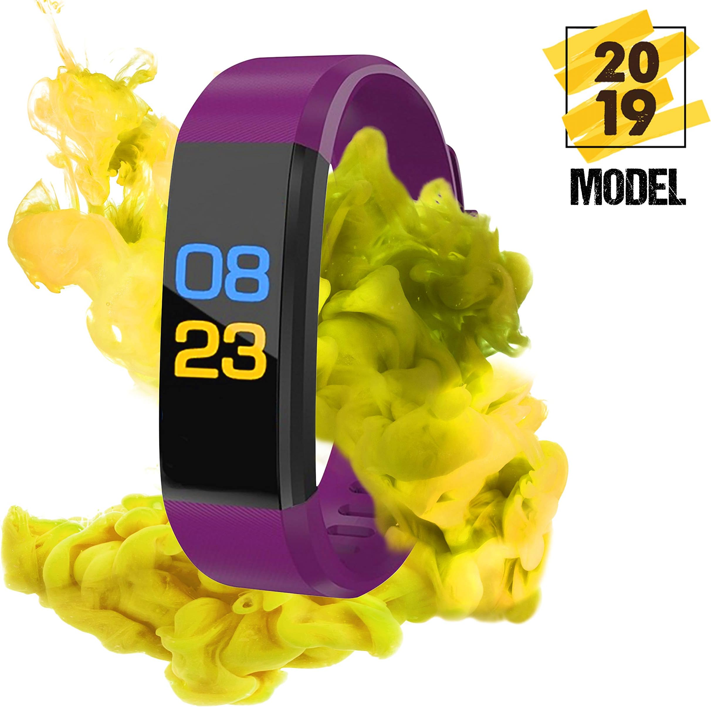 American Sparrow Fitness Tracker Fitness Activity Tracker, Heart Rate Monitor, Blood Pressure Watch,Calorie Counter Watch for Women, Waterproof Color Screen, Sports Wrist Bands for Kids Women Men