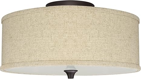 Kira Home Newport 14 Modern 2 Light Semi Flush Mount Ceiling