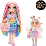 Rainbow High Littles Opal Raine 14 cm Doll with Pet Unicorn & Purse view 4