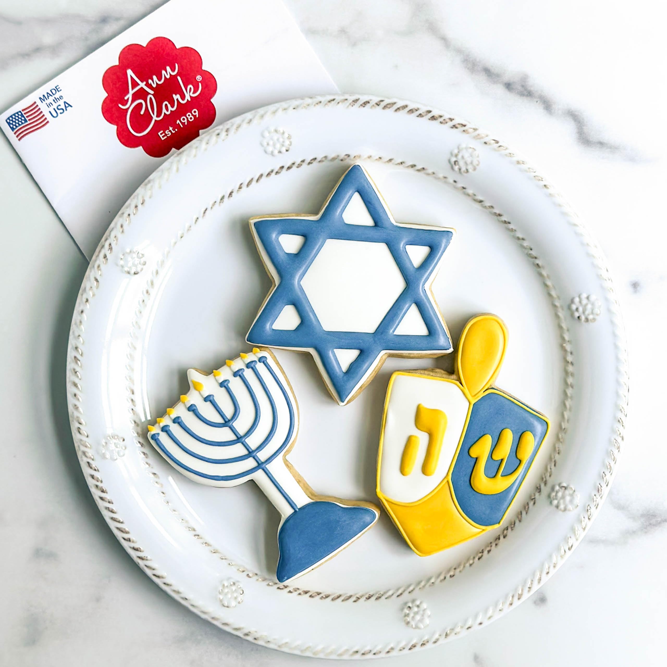 Hanukkah Cookie Cutters 3-Pc. Set