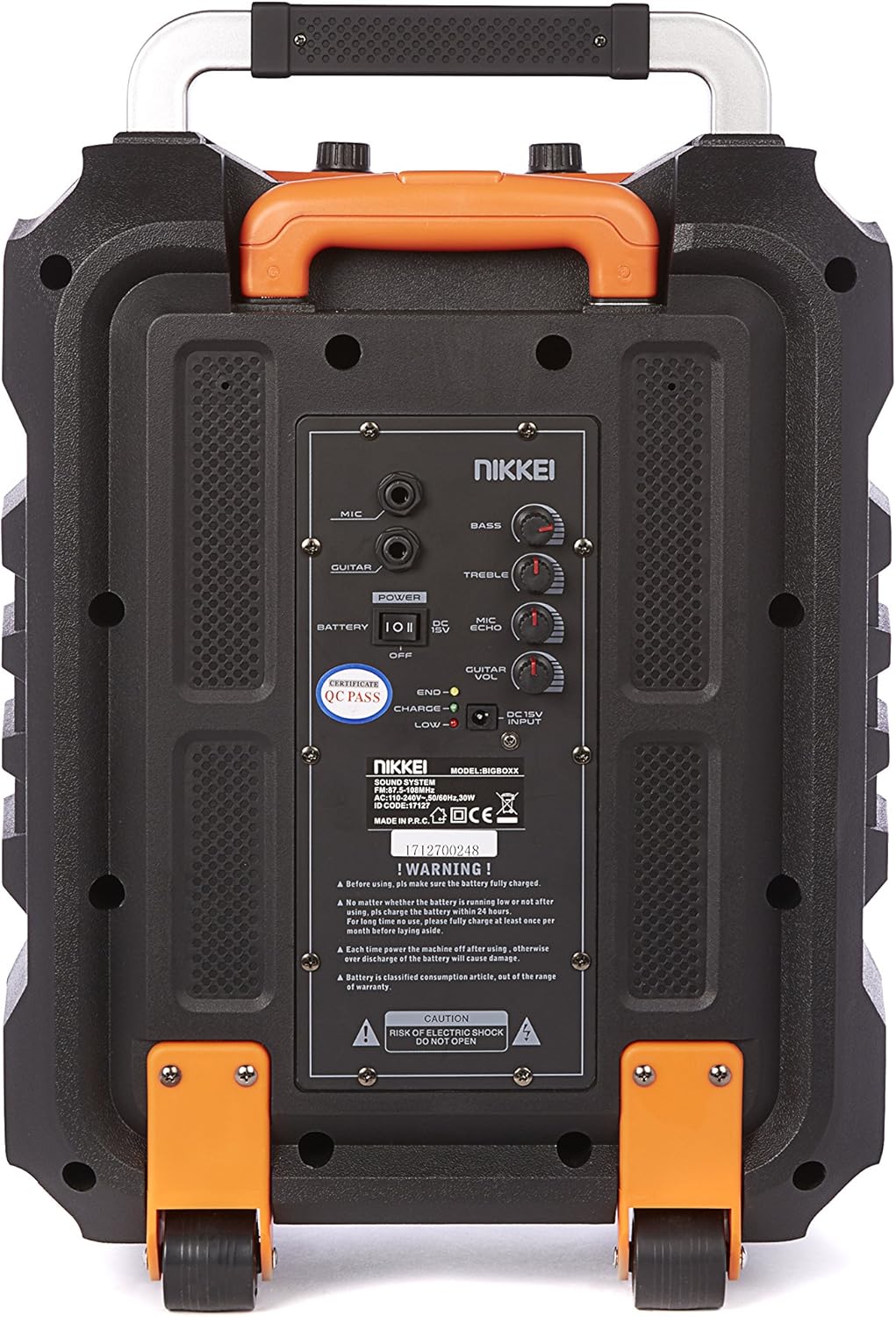 nikkei bigboxx trolley speaker