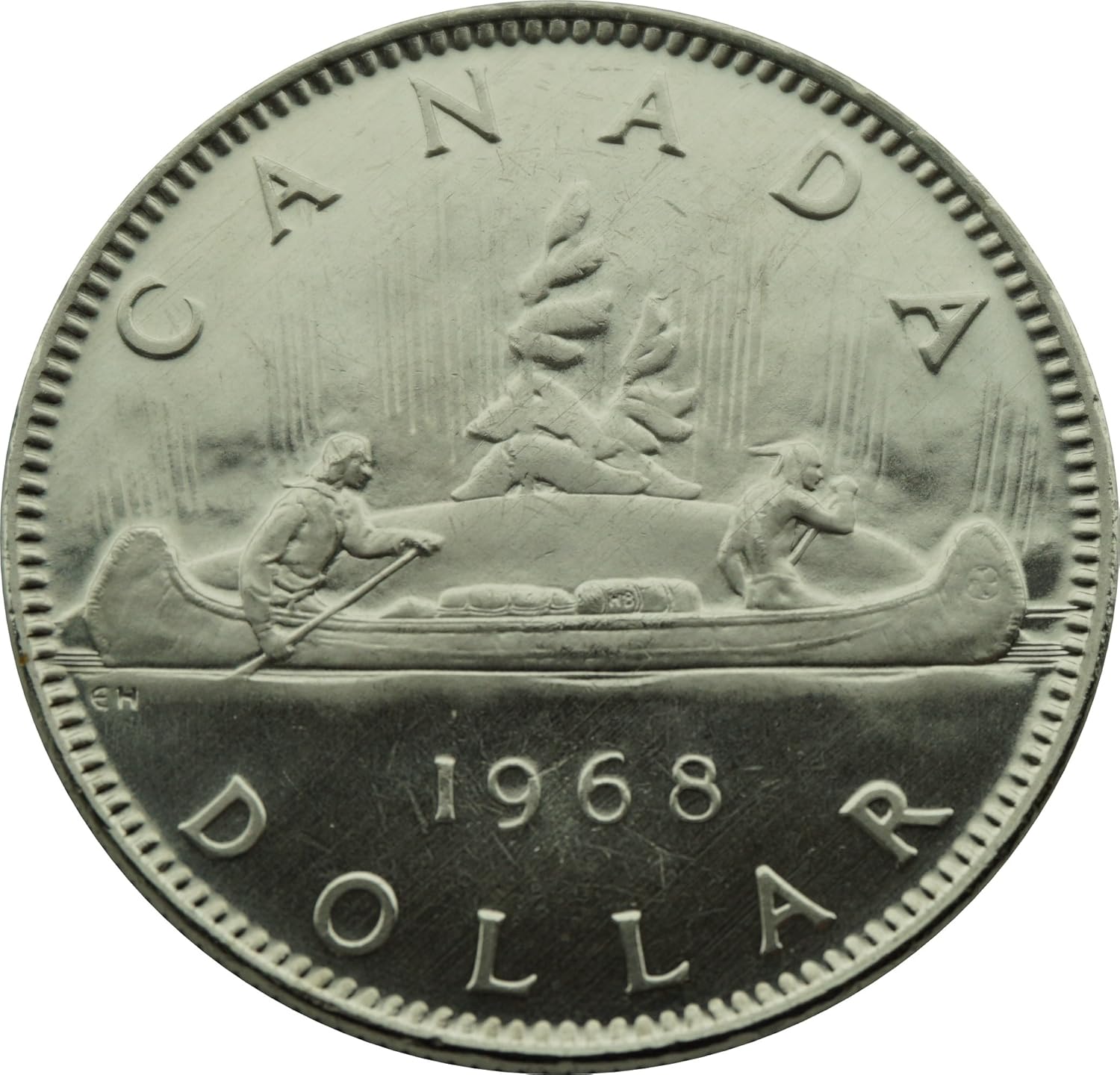 Uncirculated Canadian Coin (1 Dollar, 1968), Coins Amazon Canada
