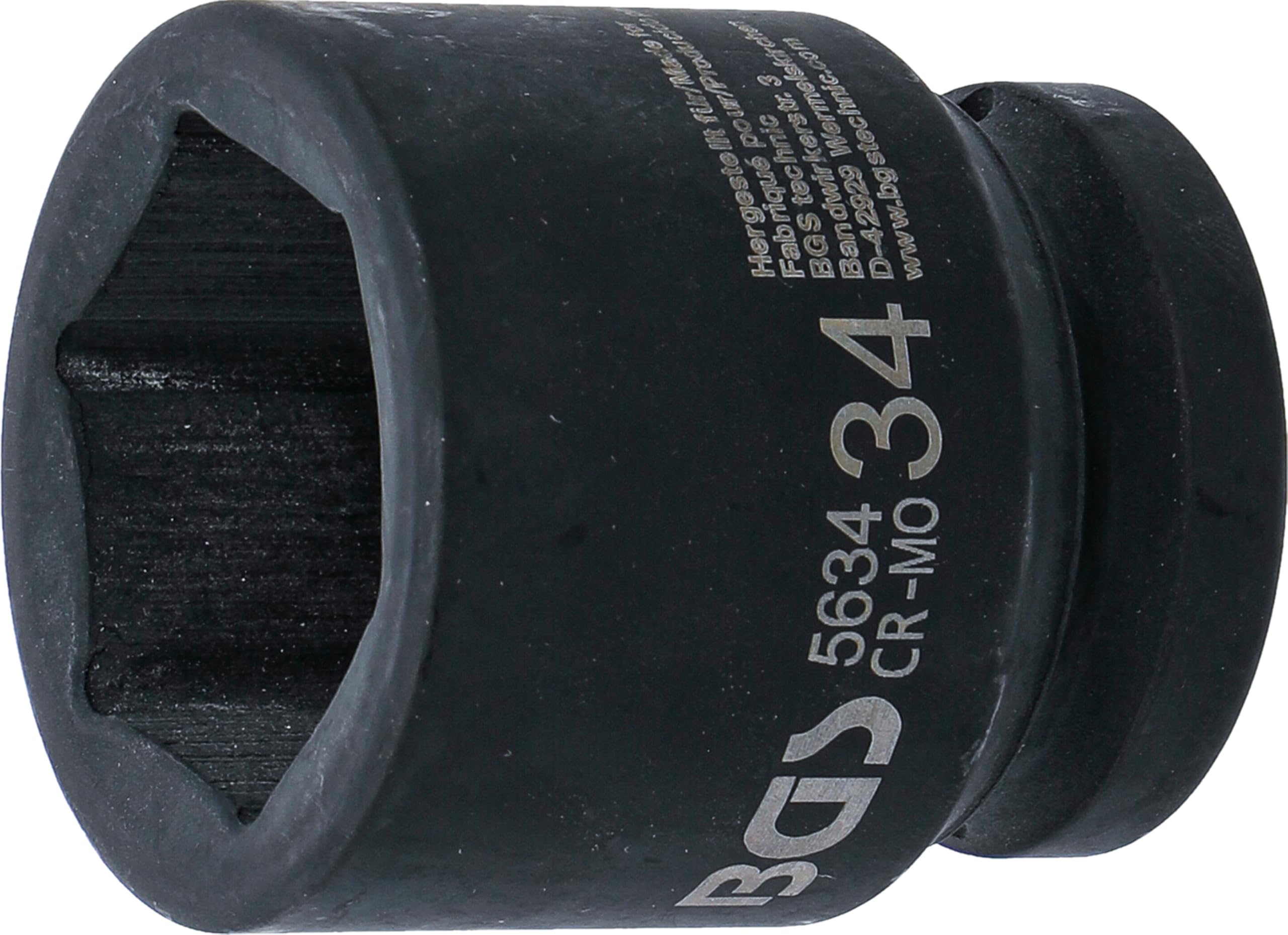 BGS 5634 | Impact Socket, Hexagon | 20 mm (3/4") Drive | 34 mm