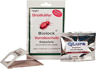 BIOLOCK Agrinova Brotkäferfalle 2 Fallen + 2 Lockstoffe (2-teilig)/Set
