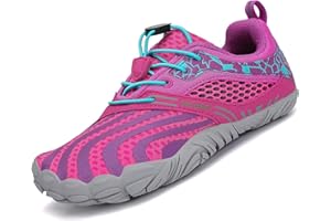 SAGUARO Kids Barefoot Shoes Boys Girls Quick Dry Aqua Athletic Sneakers Lightweight Sport Shoes Toddler Water Shoes