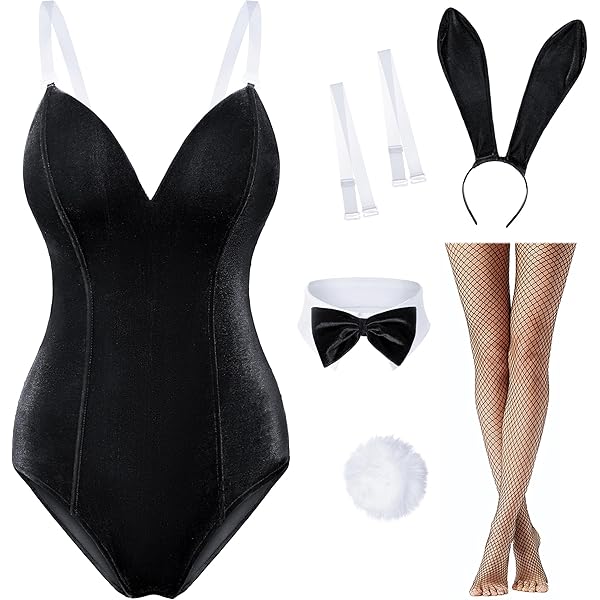 Amazon.com: Womens Bunny Costume Girl Bodysuit Anime Role Costume