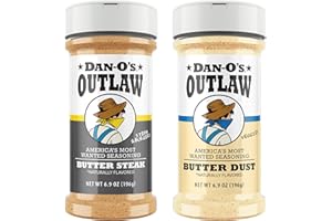 Dan-O's Outlaw Seasoning 2 Bottle Combo- Butter Dust & Butter Steak Seasoning