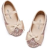 Kiderence Little Toddler Girls Dress Shoes Ballerina Ballet Flats Kids Mary Janes