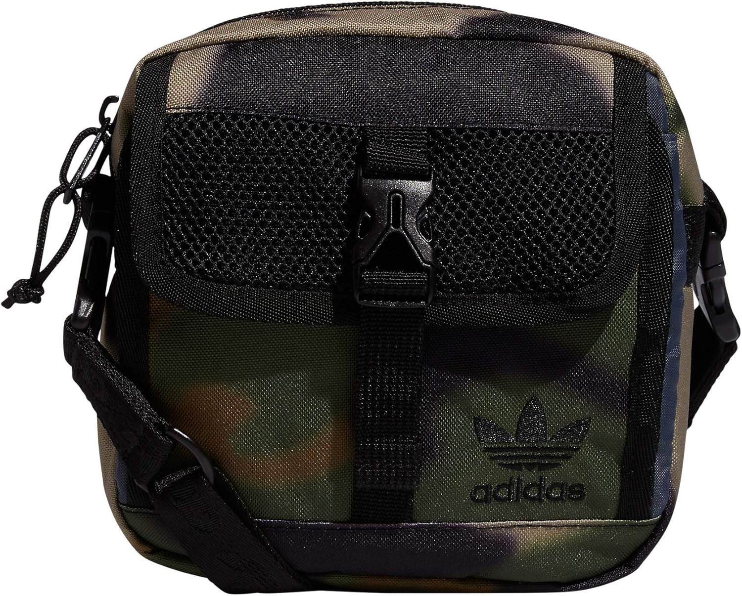 adidas Originals Large Festival Crossbody Bag, Blur Camo, One Size