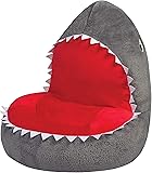 Trend Lab Shark Plush Kids Comfy Bean Bag Chair