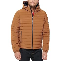 Tommy Hilfiger Men's Stretch Poly Hooded Packable