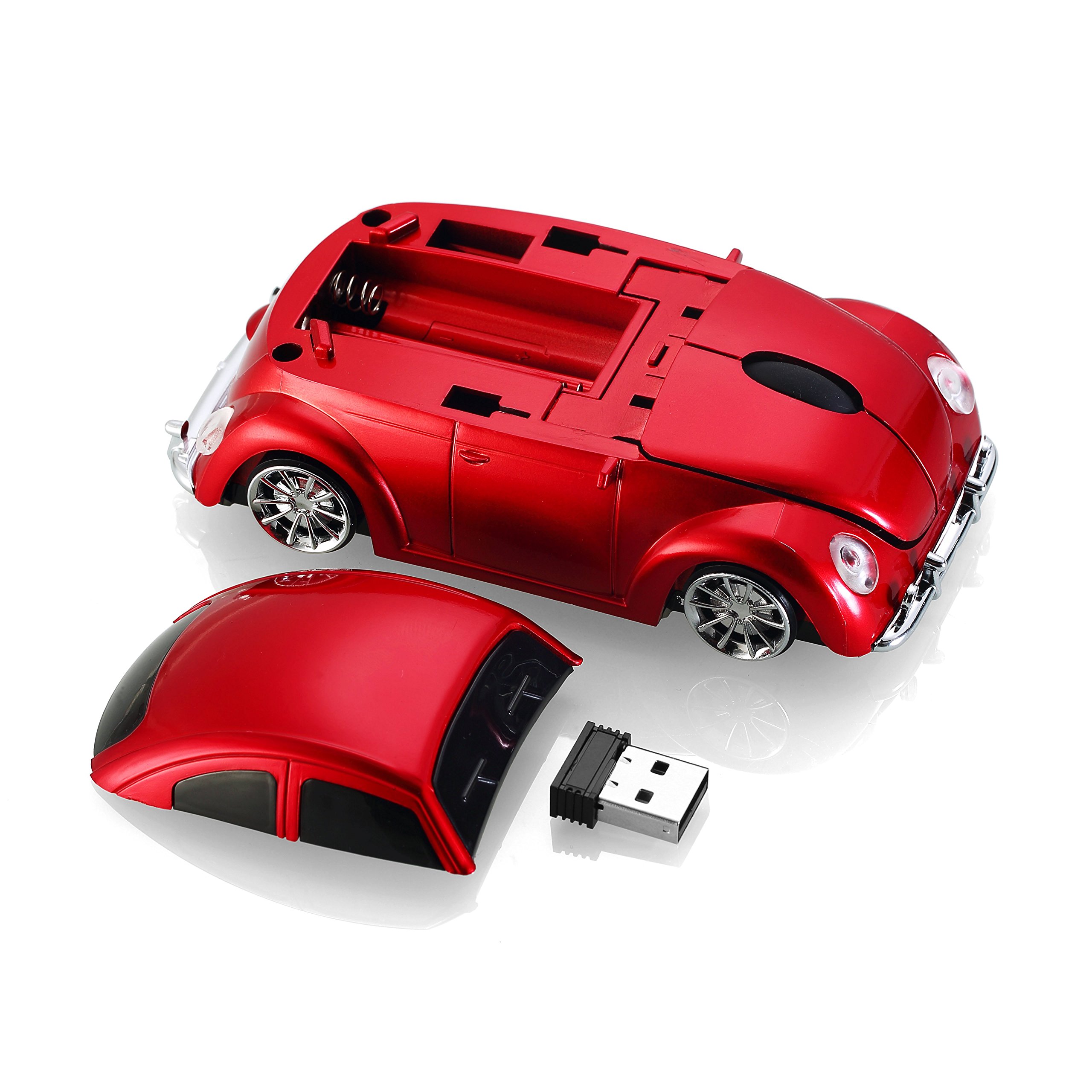 BKLNOG Wireless Mouse Gaming Mouse Mouse pad Car Shaped Mouse Car