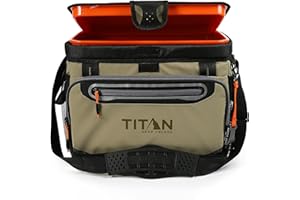 TITAN BY ARCTIC ZONE Titan Deep Freeze Cooler Zipperless Hardbody Cooler - Deep Freeze Insulation, HardBody Liner, and SmartShelf