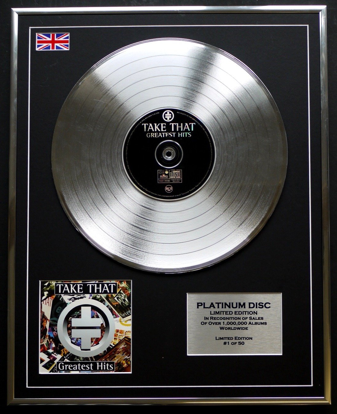 TAKE THAT/LTD EDITION CD PLATINUM DISC/GREATEST HITS