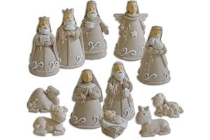 Enesco Reason to Rejoice by Gregg Gift Nativity 12Pc Nativity