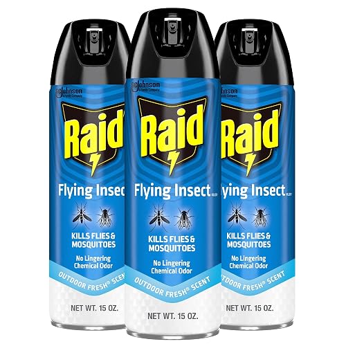 Raid Fly Control Raid Flying Insect Killer Mosquito and Fly Control No Lingering ...
