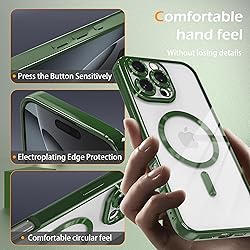 IAIYOXI Magnetic Clear Case for iPhone 16e with