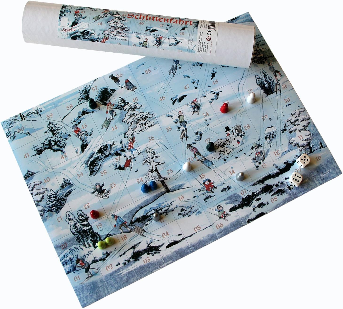 Fröhliche Schlittenfahrt — Winter- und Weihnachts-Spiel für die ganze Familie (Small): Amazon.de: Spielzeug