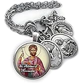 St. Adrian of Nicomedia Keychain, Necklace or Clip, Patron Saint Confirmation Gift