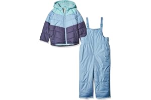 OSHKOSH B'GOSH Osh Kosh Girls' Ski Jacket and Snowbib Snowsuit Outfit Set