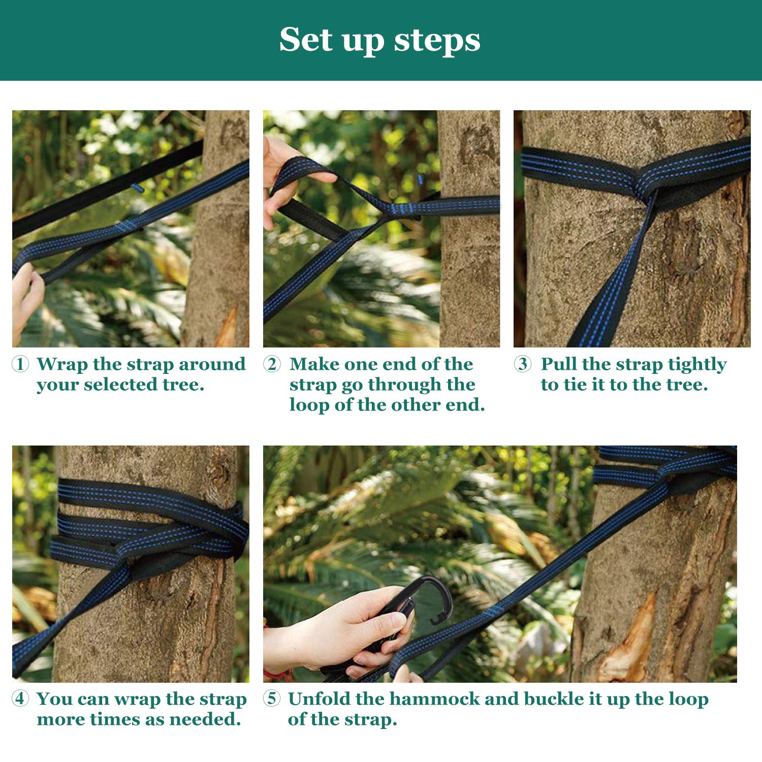 Tolaccea Camping Hammock with Self-Supporting Mosquito Net Lightweight Hammock Indoor Outdoor Double & Single Hammock for Backpacking, Travel, Beach, Yard, Hiking, Adventures.