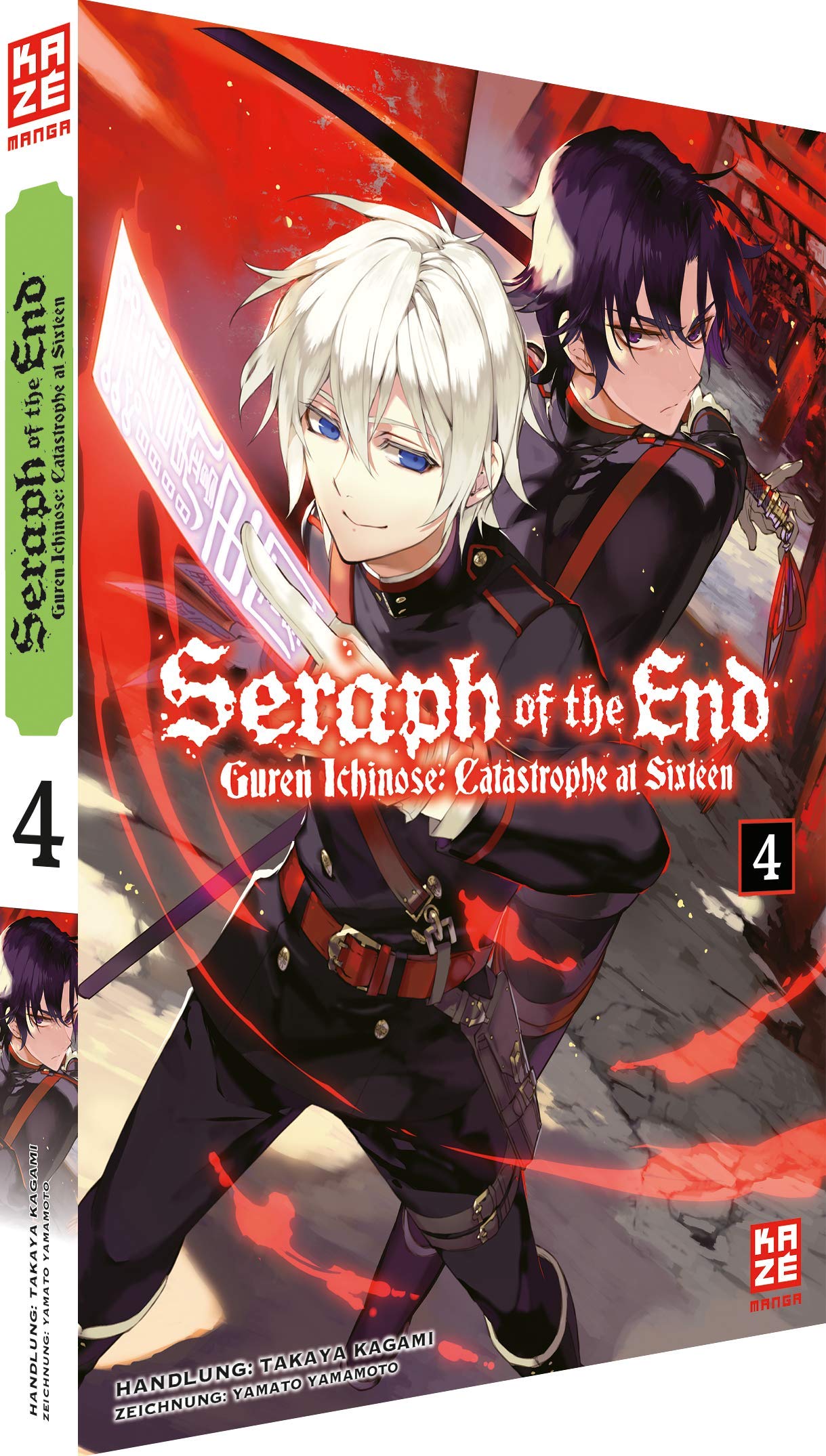 Amazon Fr Seraph Of The End Guren Ichinose Catastrophe At Sixteen 04 Kagami Takaya Yamamoto Yamato Caspary Costa Livres