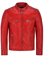 HANDSY Leather Jackets For Men - Leather Motorcycle