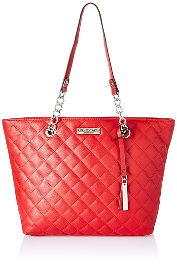 Jones New York Signature Womens Tote Bag (Red)